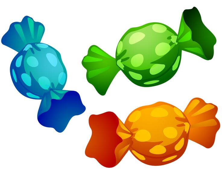 Конфетка мультяшная