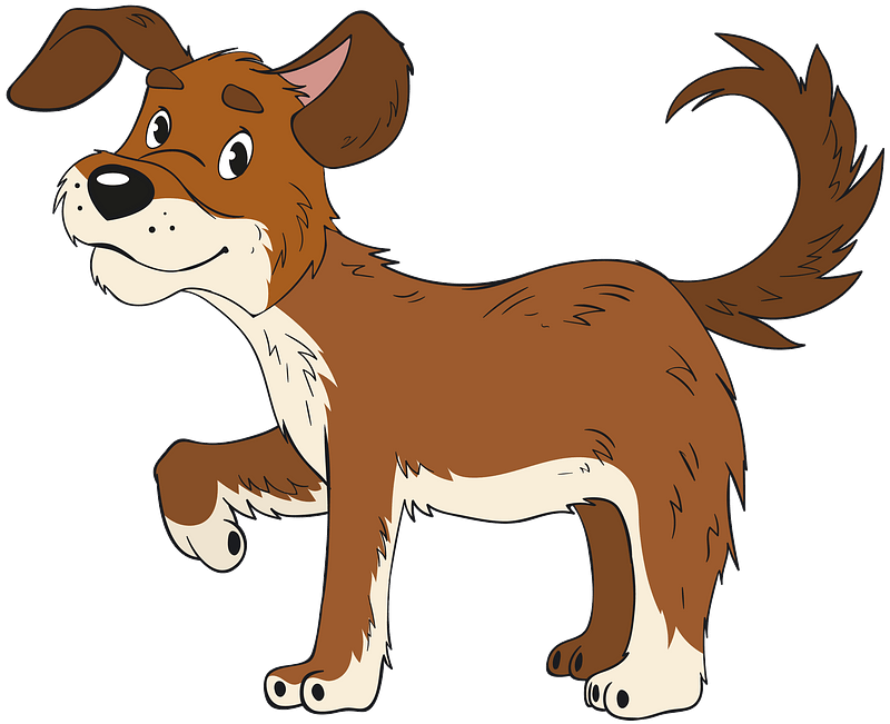 Собачка мультяшная