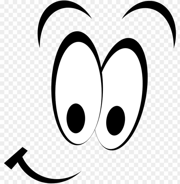 Глаза мультяшные