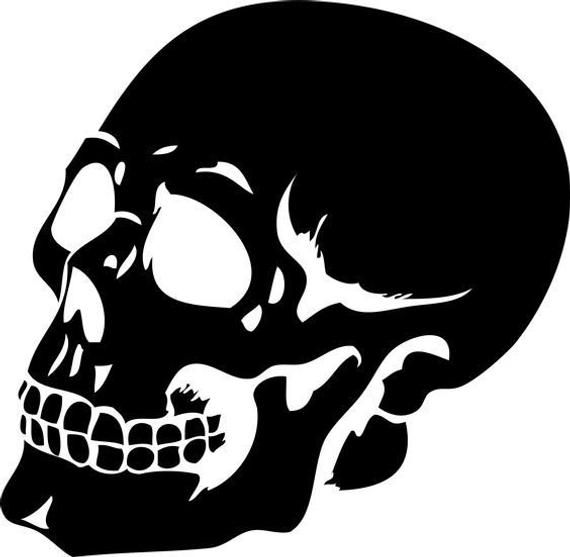 Череп силуэт