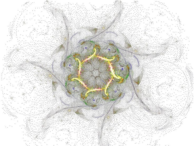 Абстракция на прозрачном фоне