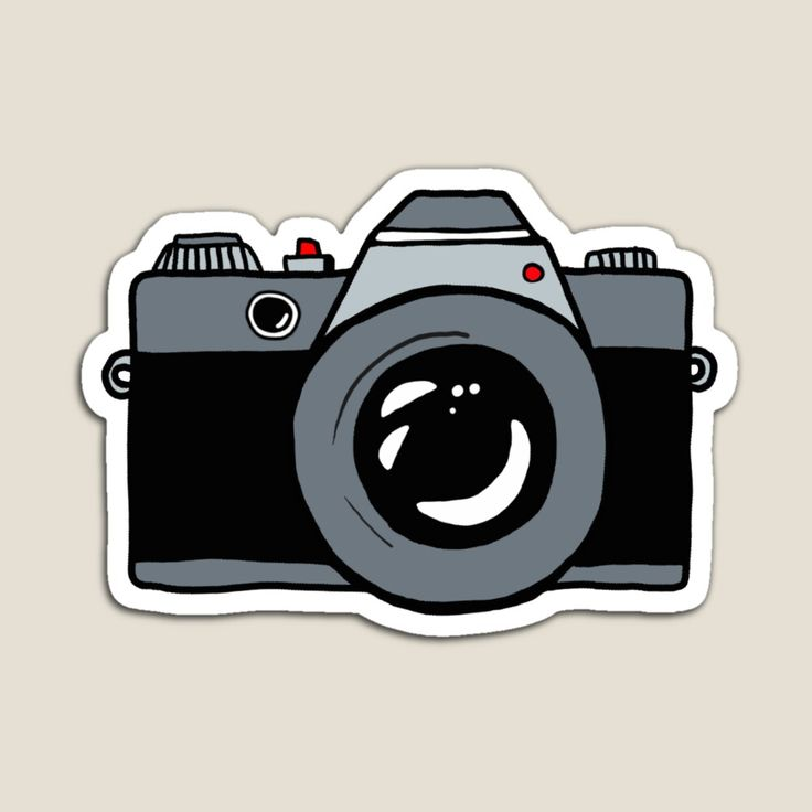 Наклейка фотоаппарат