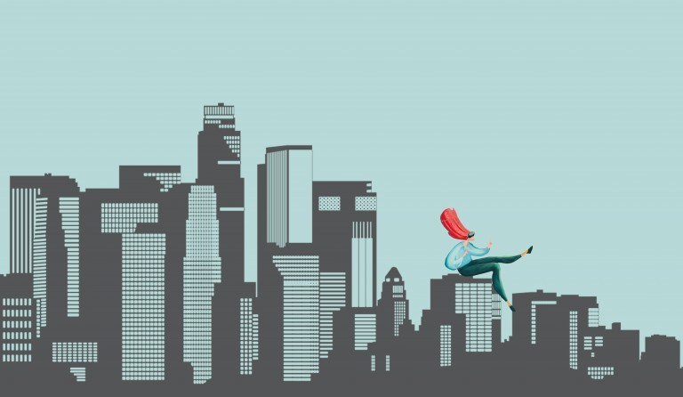 Силуэт города