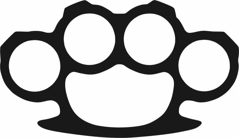 Трафарет кастета