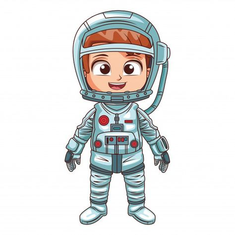 Космонавт мультяшный