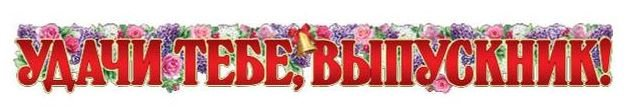 Гирлянда удачи тебе выпускник