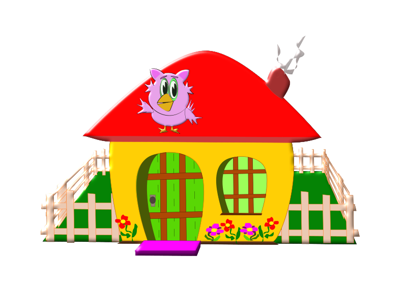 Дом мультяшный