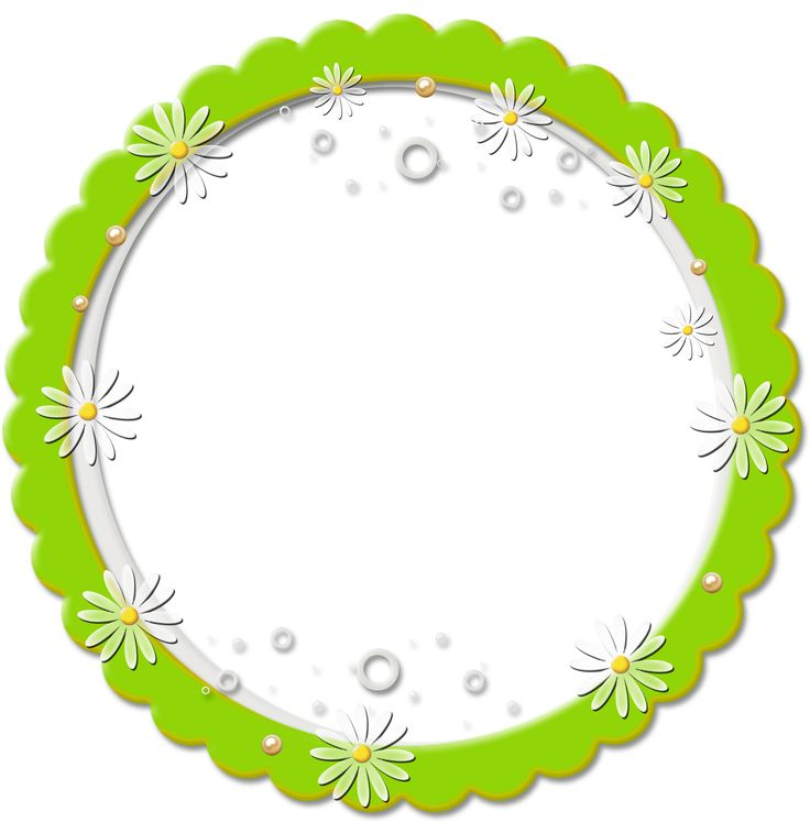 Фоторамка детская круглая