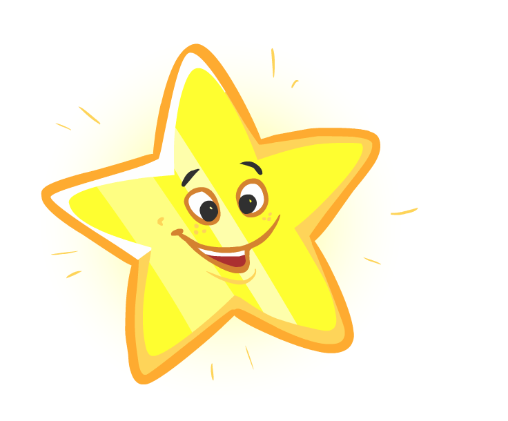 Разноцветные звездочки