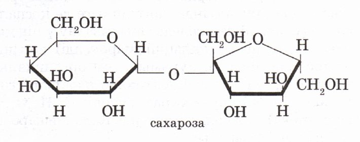Строение сахарозы формула