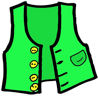 Жилет нарисовать