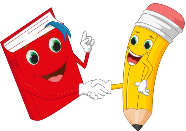 Школьные принадлежности мультяшные