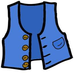 Жилет нарисовать
