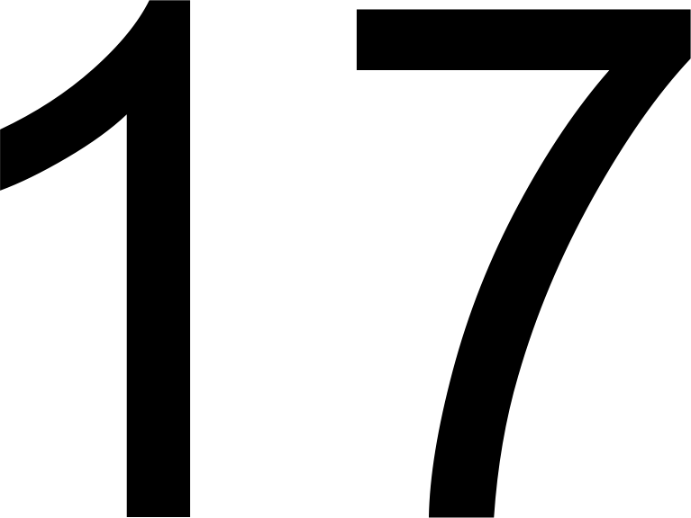 Цифра 17