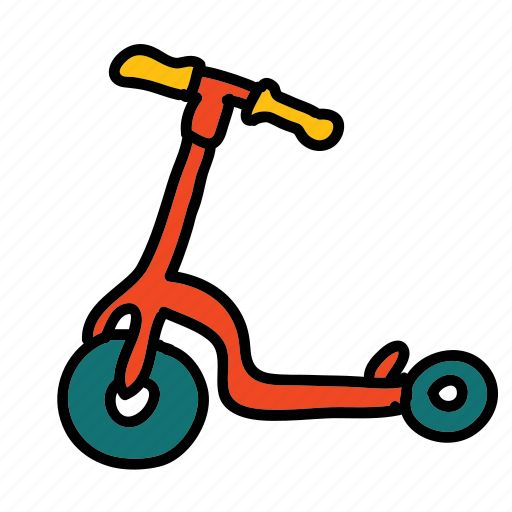 Нарисовать самокат