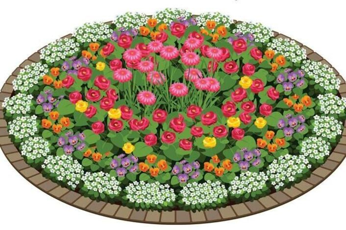 Клумба Геншин