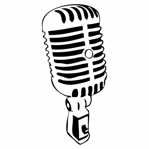 Стилизованный микрофон
