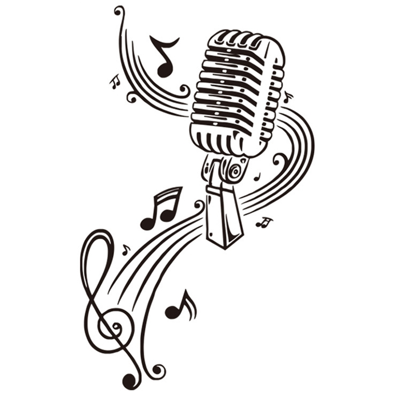 Стилизованный микрофон