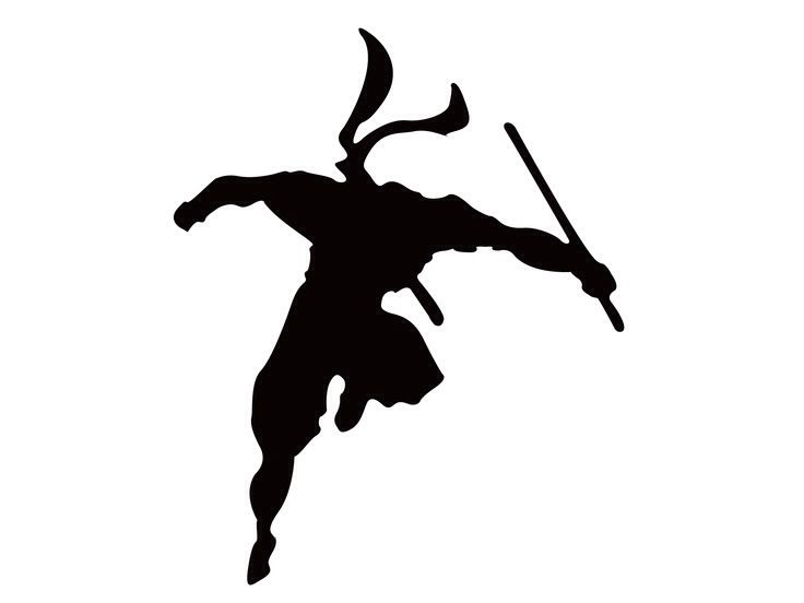 Трафарет ниндзя