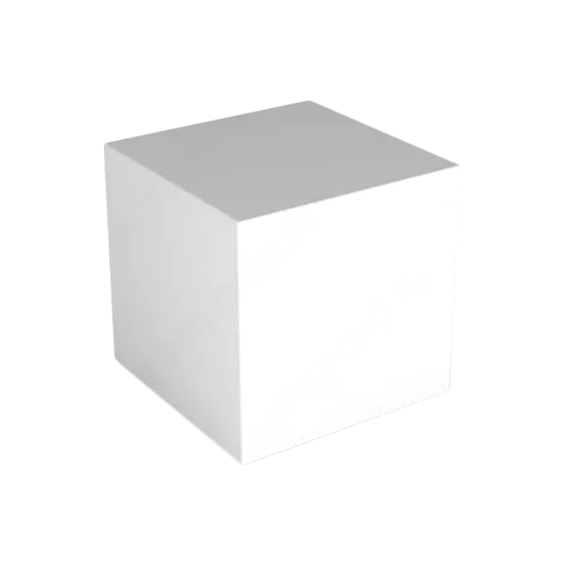 Белый куб без фона