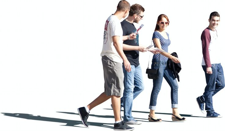 Люди для визуализации