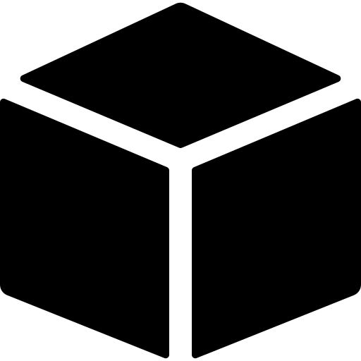 Куб чёрно белый