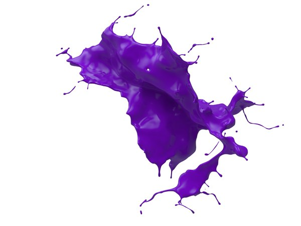 Фиолетовые брызги
