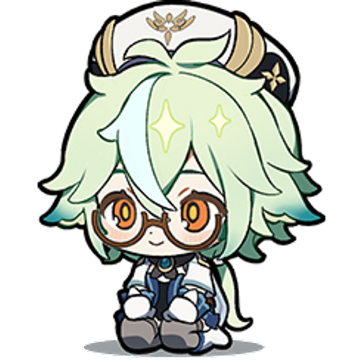 Альбедо Чиби Геншин Стикеры