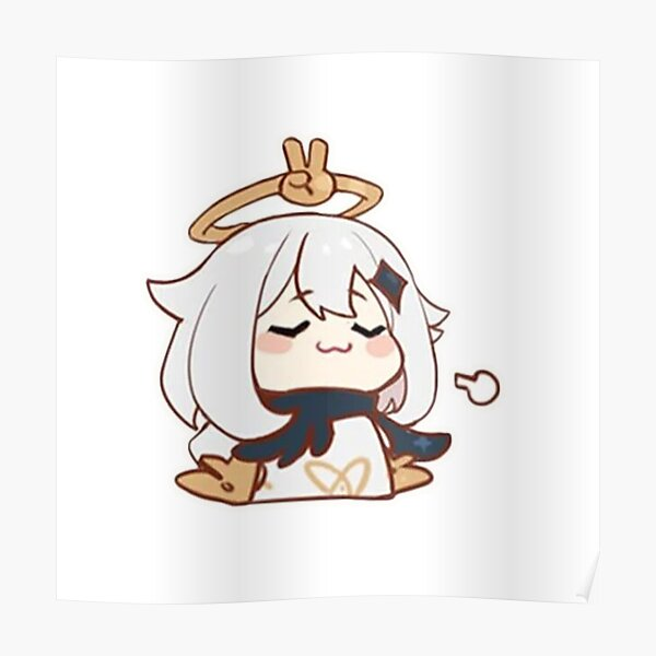 Мона Геншин Чиби Стикеры