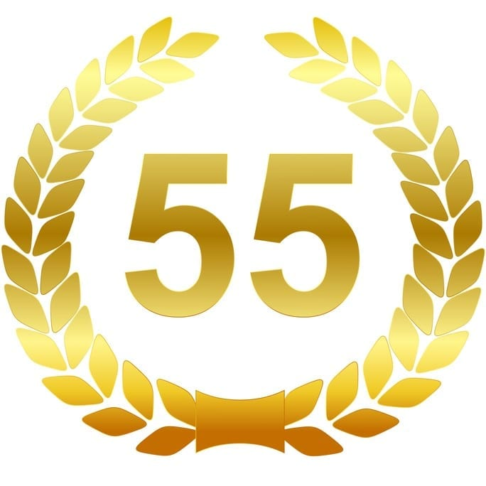 Надпись с юбилеем 60 лет