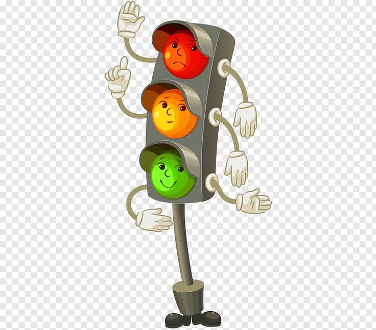 Светофор мультяшный