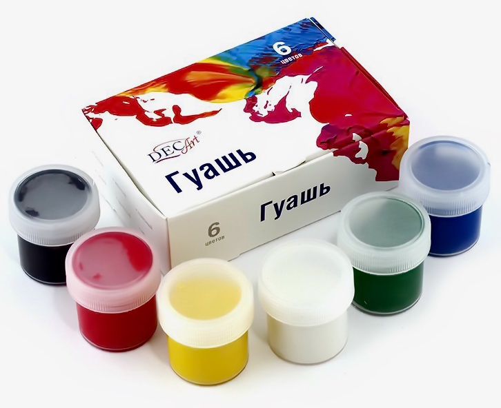 Краски гуашь для детей