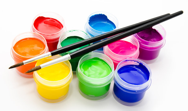 Гуашь баночки