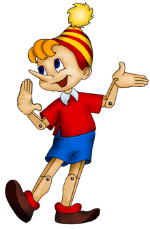 Картинка Буратино на прозрачном фоне