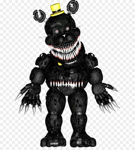 Кошмарный Фредди из ФНАФ 4 В полный рост