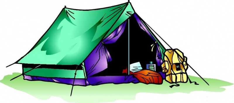 Палатка туристическая на прозрачном фоне