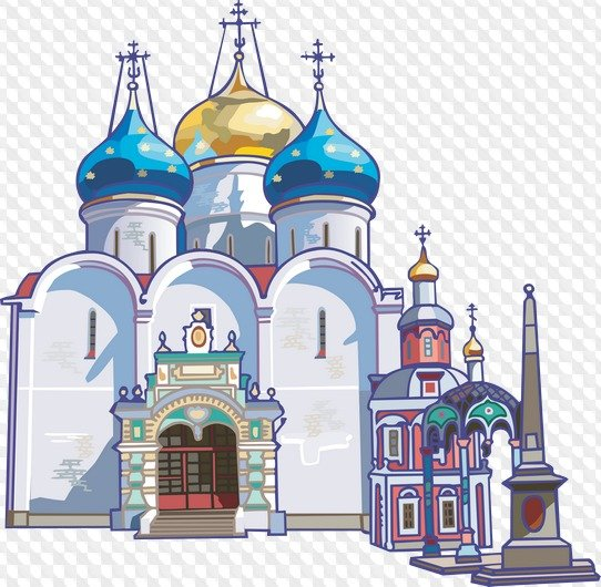 Свято Троице Сергиева Лавра рисунок