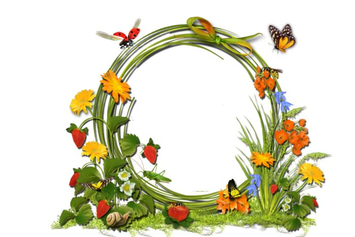 Рамка из цветов