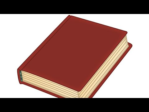 Книжка на белом фоне