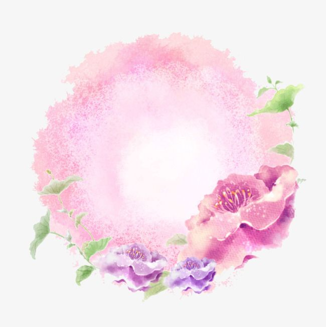 Нежные Акварельные цветы