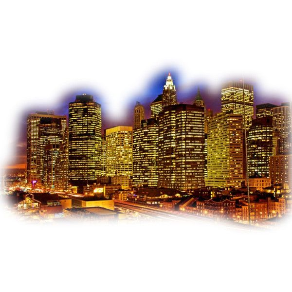 Город на прозрачном фоне