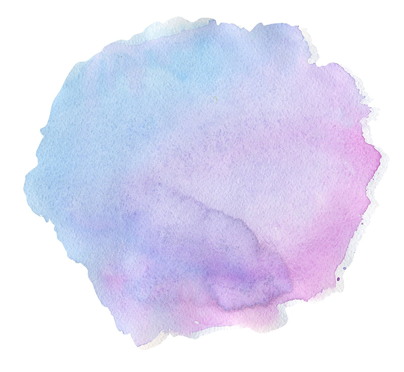 Акварельное круглое пятно