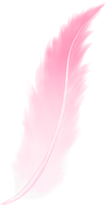Розовое перышко