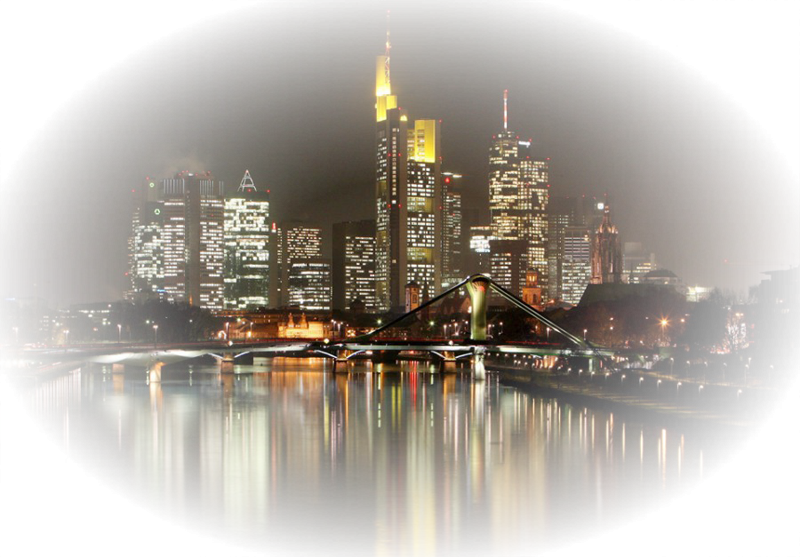 Огни города на прозрачном фоне