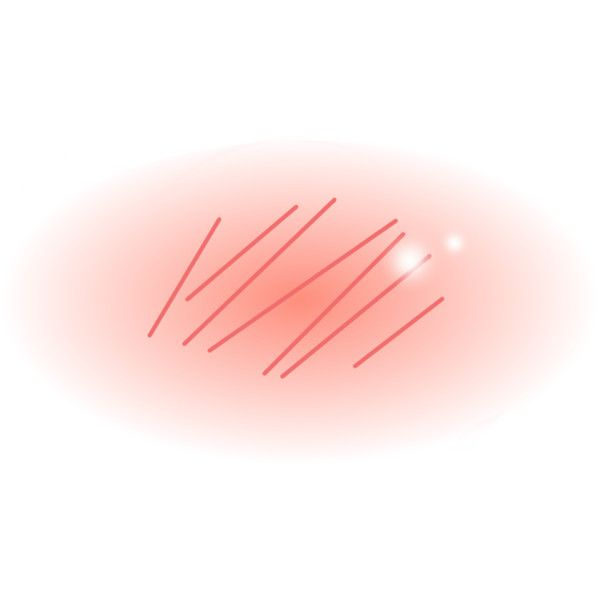 Румянец на щеках без фона