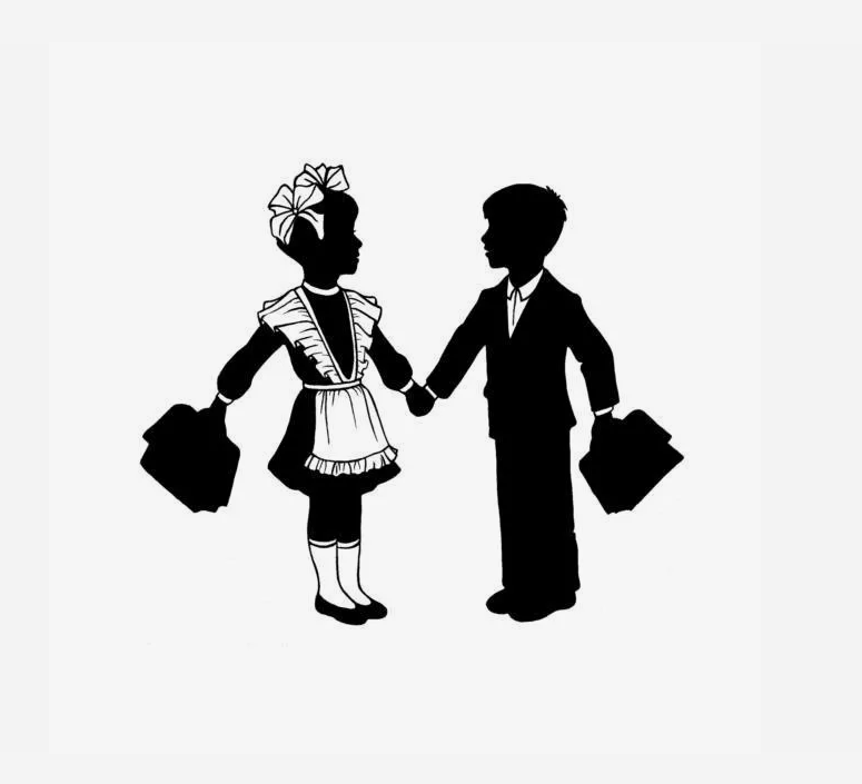 Силуэт ученика