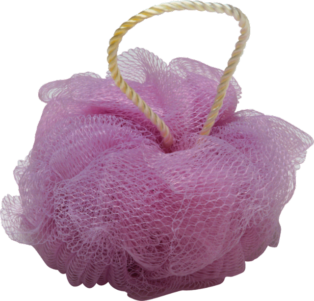 Мочалка на прозрачном фоне