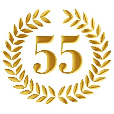 55 Лет цифры