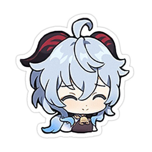 Стикеры Геншин Импакт Чиби Гань Юй