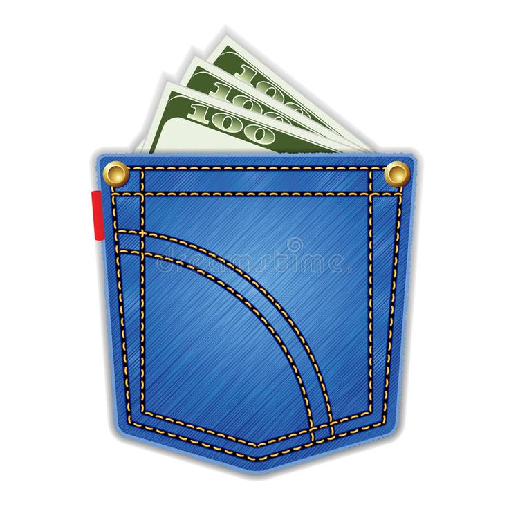 Карман нарисованный